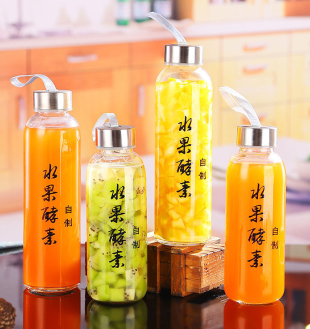 Chai Thủy Tinh Tròn 150ml | 300ml | 500ml | Tùy Chọn Loại Nắp , Dung Tích