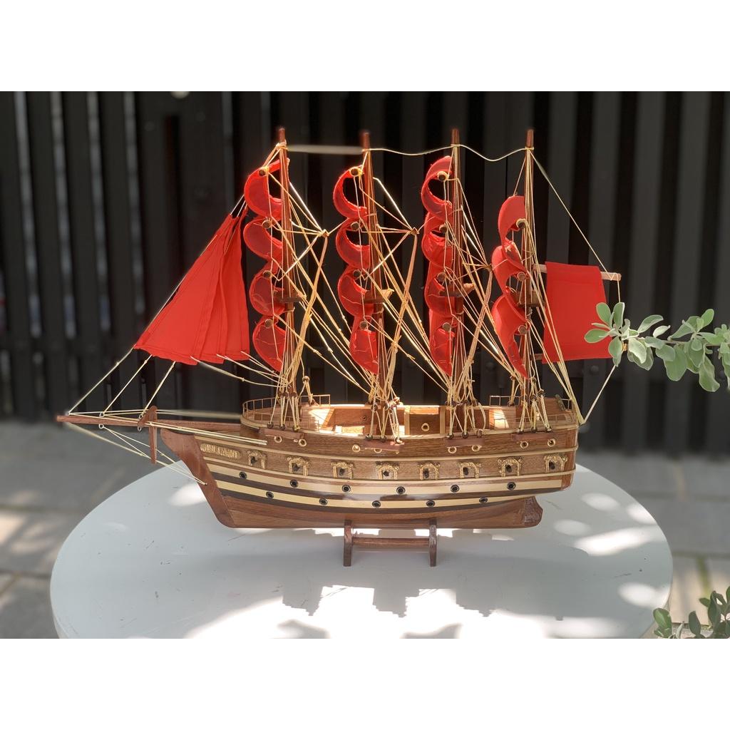 Tàu thuyền mô hình France 2 thân 40cm MNV-TB026