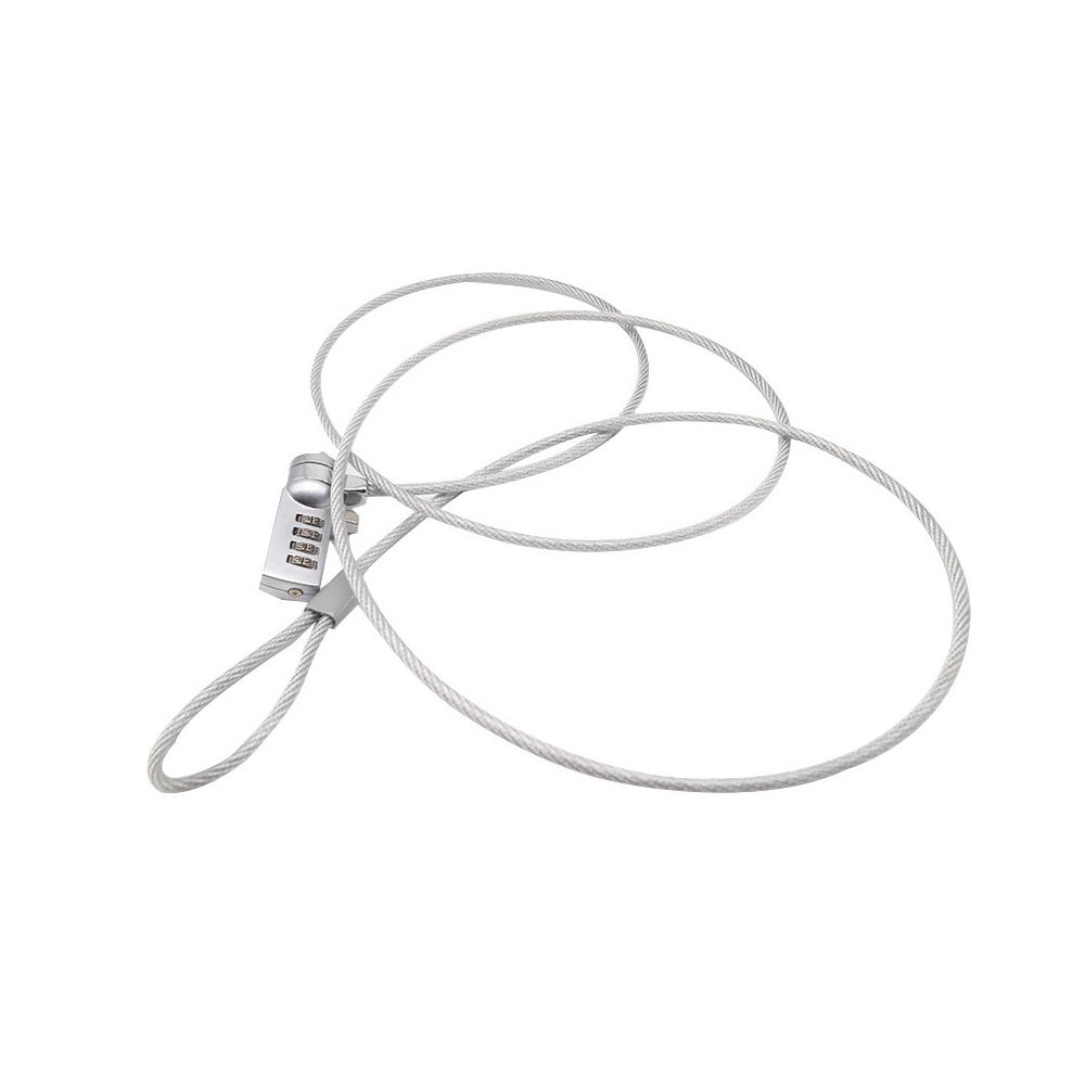 Khóa mã hóa máy tính bằng hợp kim,bảo mật chống trộm thông minh có dây cáp chất lượng cao 1.2m