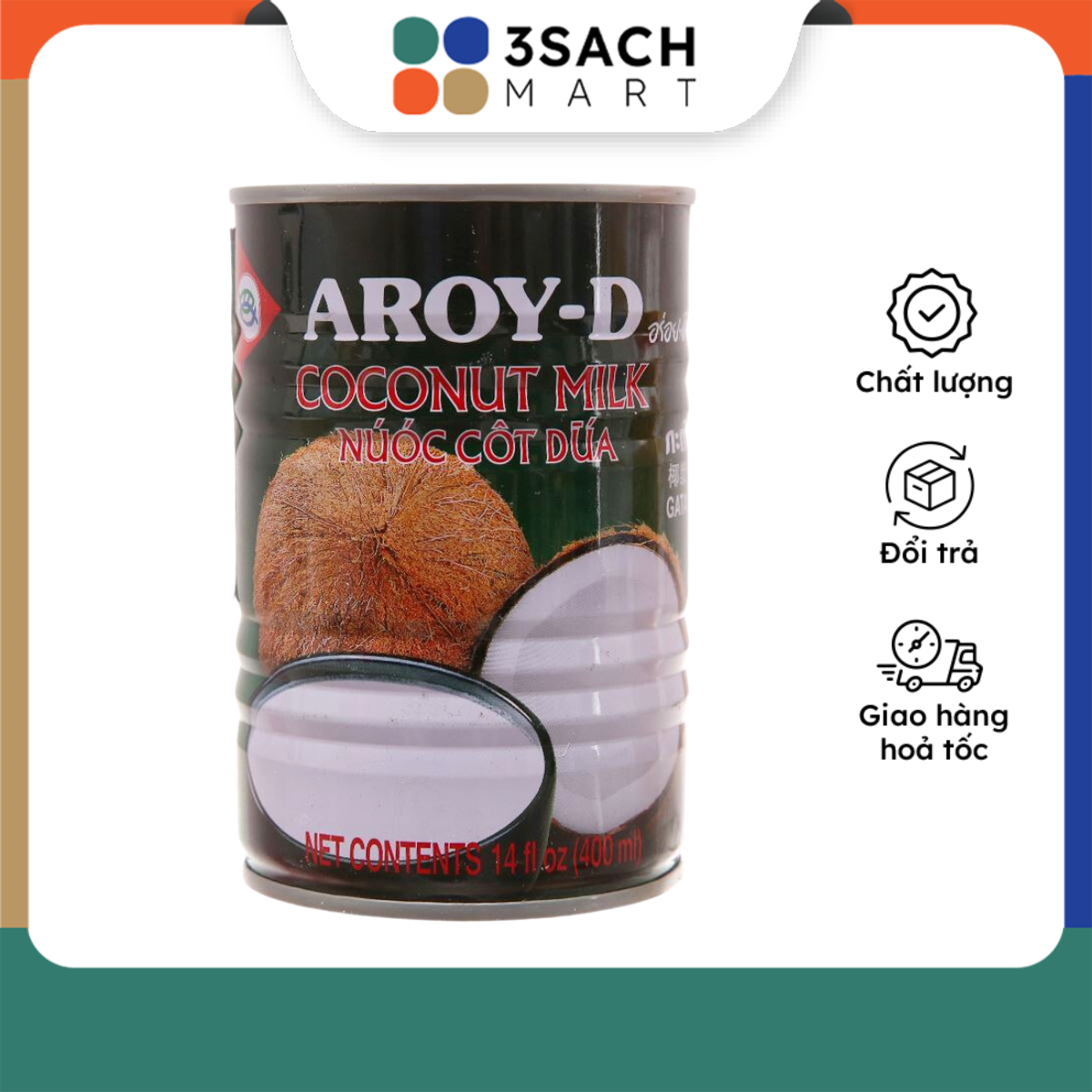 Nước Cốt Dừa Aroy-D