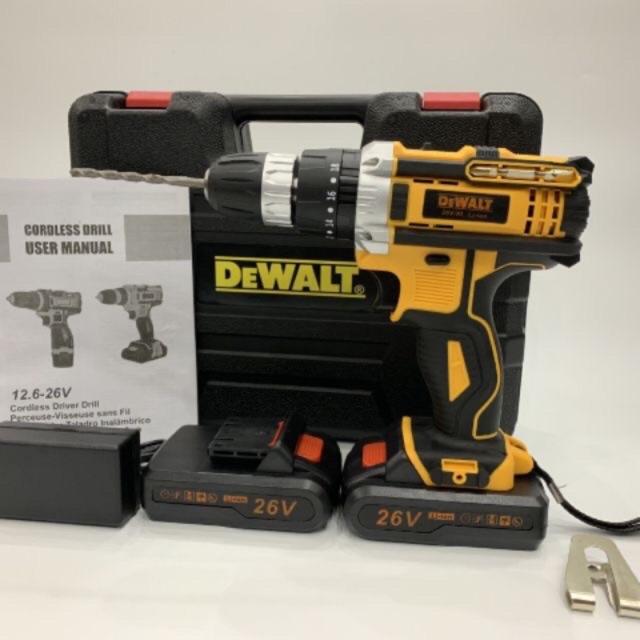 Máy khoan pin Dewalt 26V USA Có Búa Khoan Tường