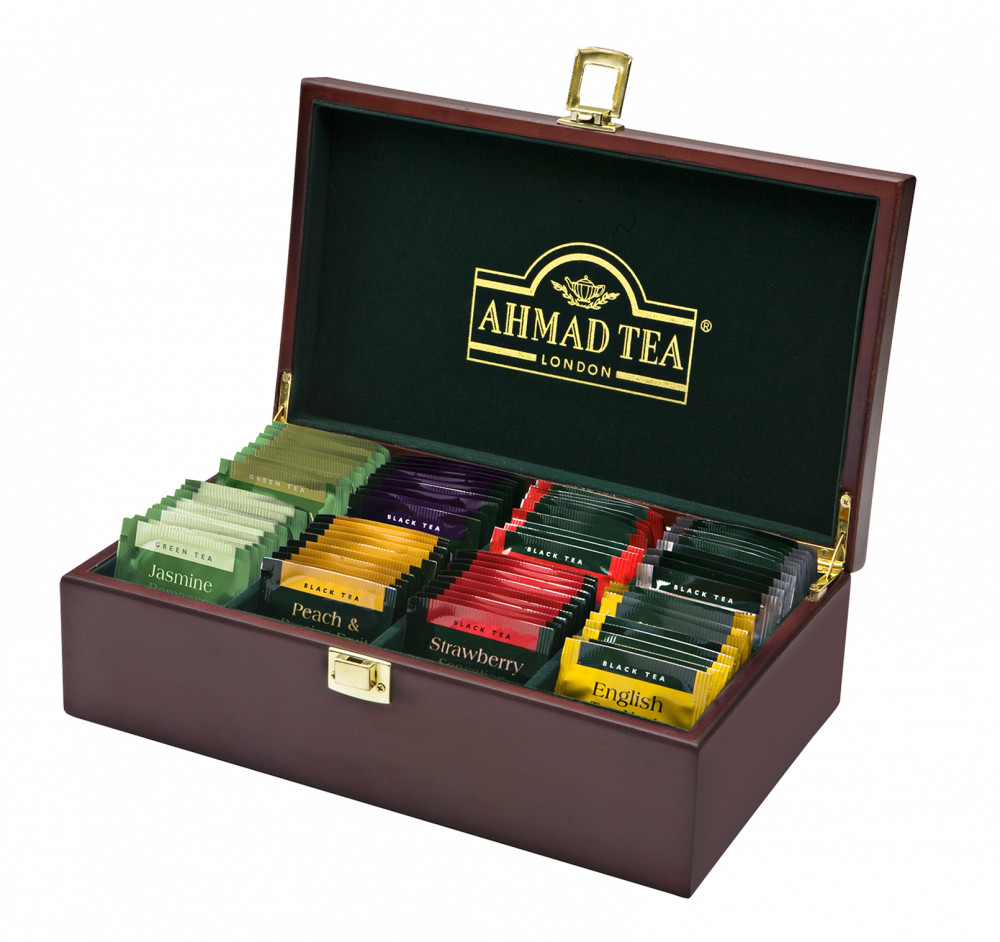 [LIMITED EDITION] TRÀ HỘP GỖ AHMAD ANH QUỐC (8 loại trà) - TRÀ QUÀ TẶNG MỖI DỊP LỄ, TẾT