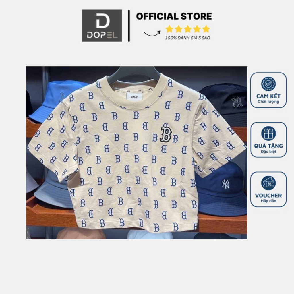 Áo Thun Croptop Nữ Chất Liệu 100% Cotton Phối Màu Trẻ Trung, Trendy - DOPEL SHOP