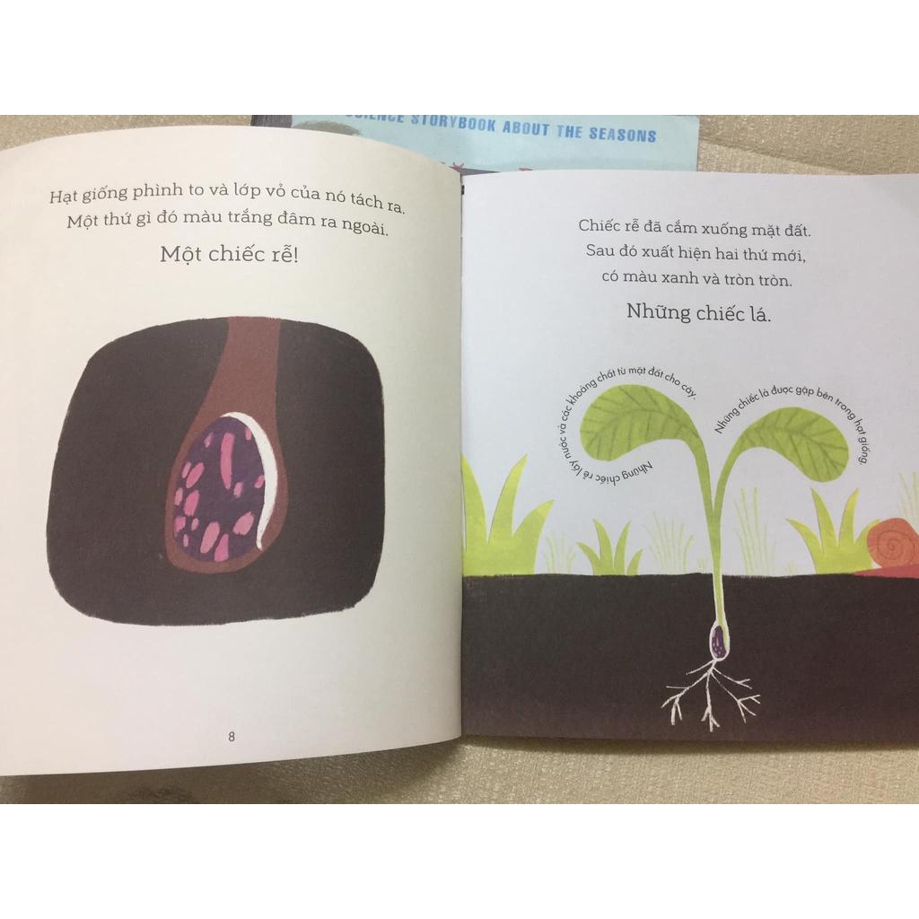 Câu chuyện Khoa học - Sâu Bướm và Hạt Đậu - A Science Storybook About Growing