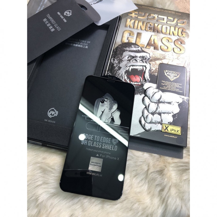 Cường Lực Full Màn Cao Cấp KingKong Hộp Sắt