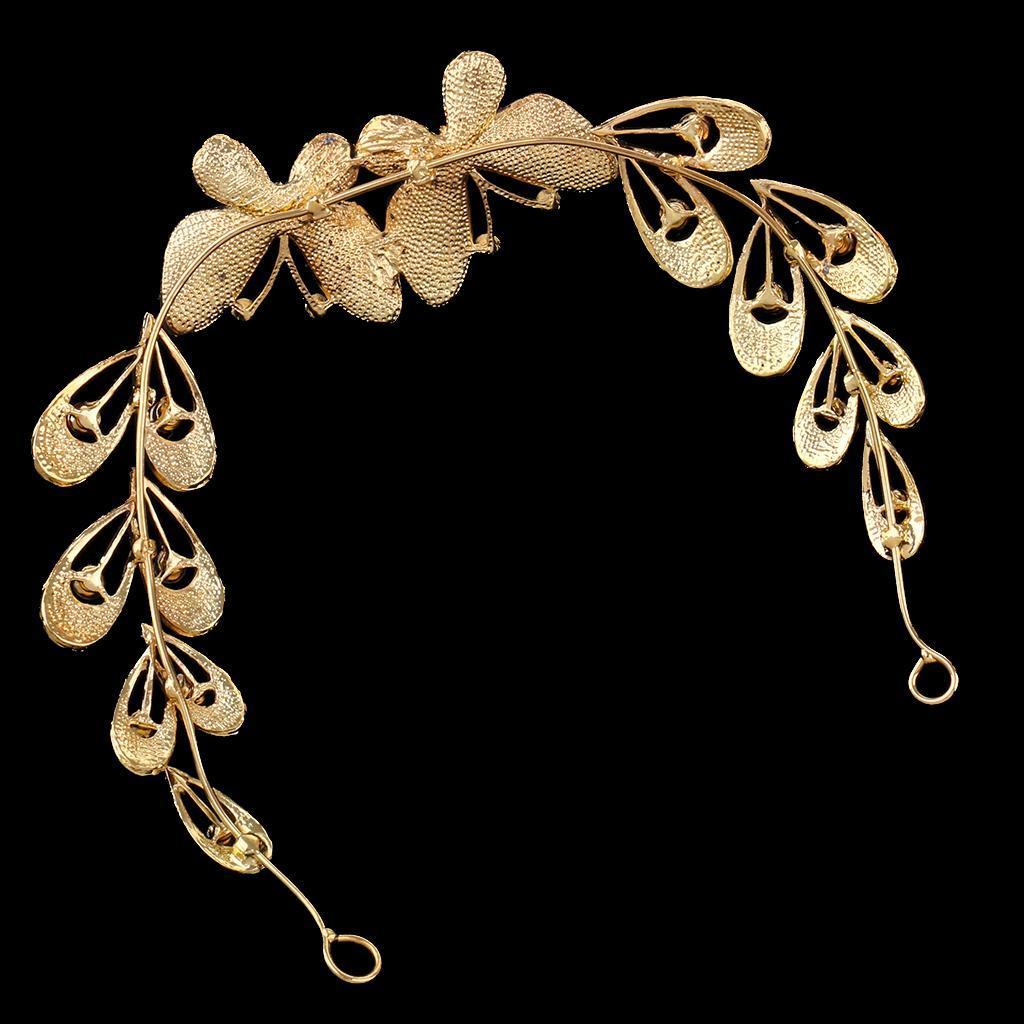 Elegant Wedding Crystal Butterfly Crown Tiara Headband Hair Accessories