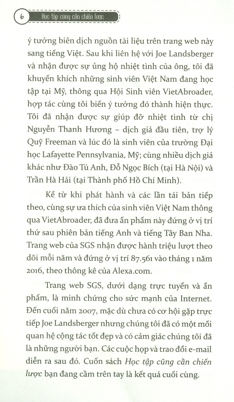 HỌC TẬP CŨNG CẦN CHIẾN LƯỢC