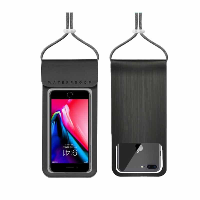 3.5-6.2Inch Phone Floating Airbag Swimming Bag Waterproof Mobile Phone Pouch Case For Swim Diving Surfing Beach