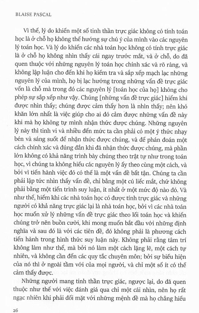 Pensées - Suy Tưởng