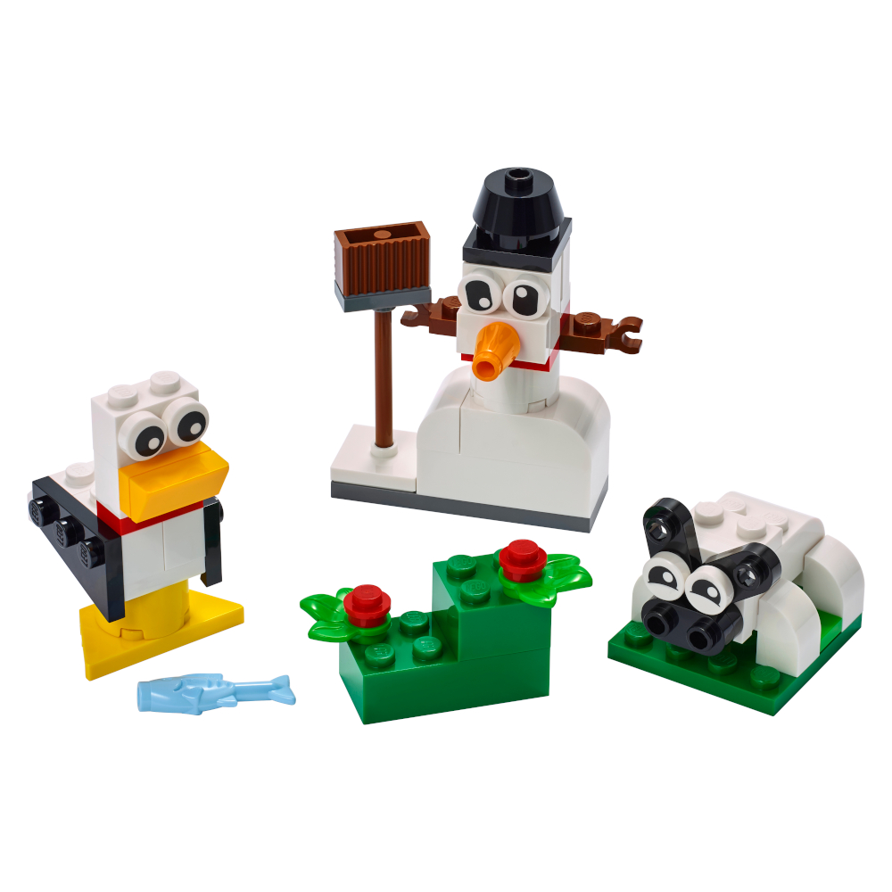 Đồ Chơi LEGO CLASSIC Hộp Lắp Ráp Sáng Tạo Màu Trắng 11012