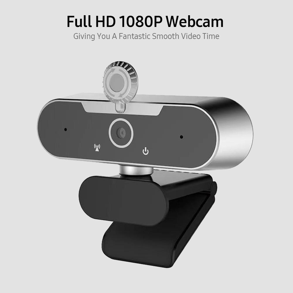 Webcam Full HD 1080P Hình ảnh rõ nét như pha lê Tích hợp micrô Khả năng tương thích 110 °