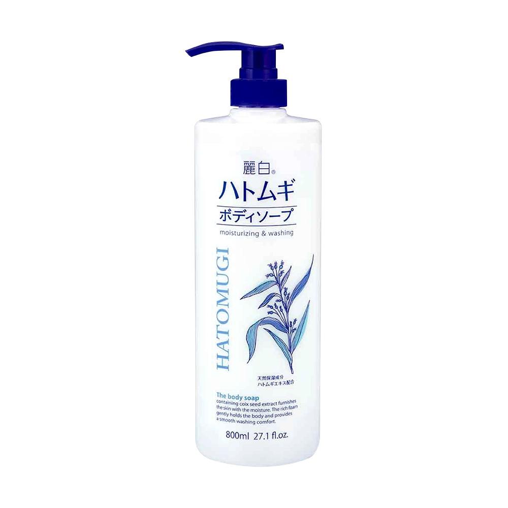 Sữa Tắm Trắng Da Hatomugi Moisturizing Washing Nhật Bản - Chai Trắng 800Ml