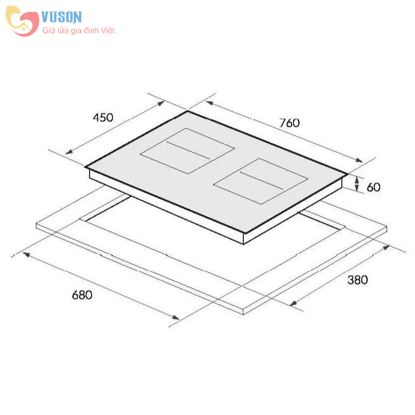 Bếp Từ Eurosun EU-T895GE - Hàng Chính Hãng