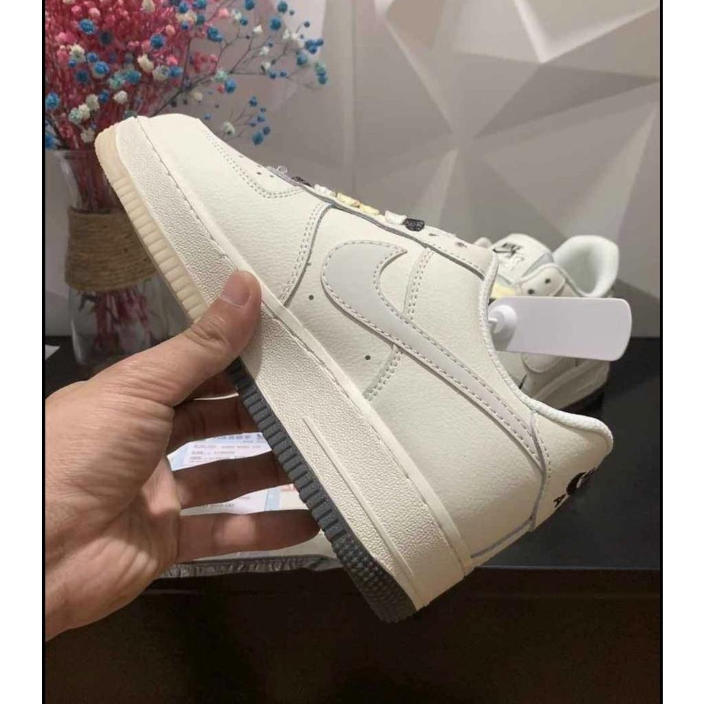 Hàng chất lượng Giày_Air Force1, Giày _AF1 Trắng Chữ B Bản Trung Full Box Bill Đủ Size Nam Nữ