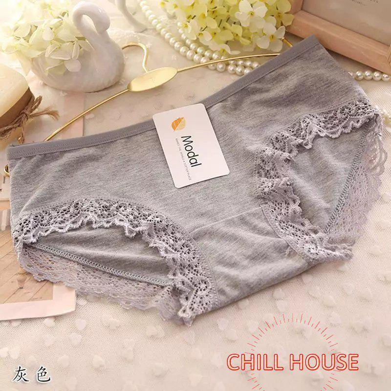 Quần Lót Cotton Mềm Mịn Pha Ren Modal Siêu Thoáng Mát Lạnh Hot (Ảnh Thật) - CHILLHOUSE