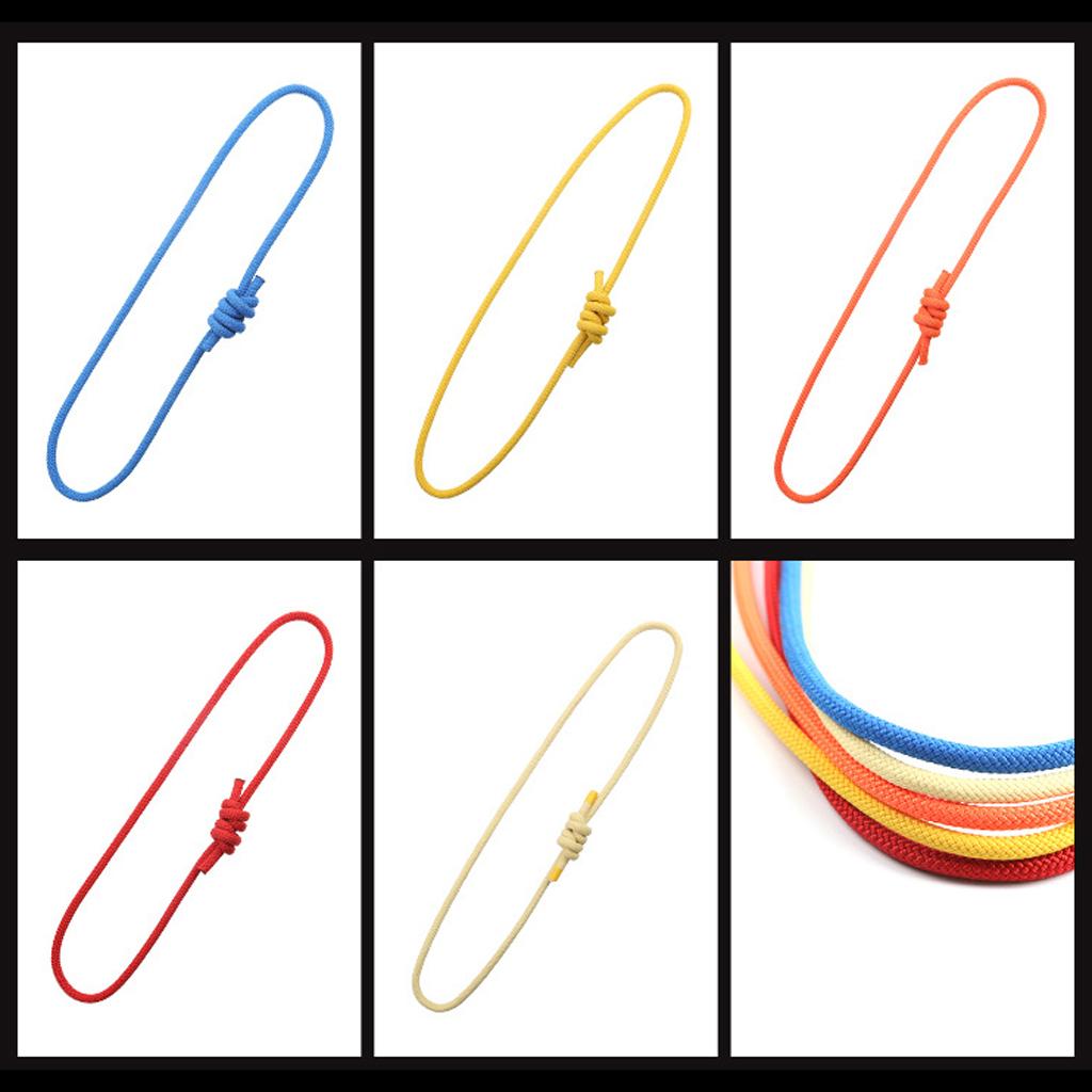 2x6mm Heat Resistant Rock Climbing Knotted Pre-sewn Prusik Cord Blue