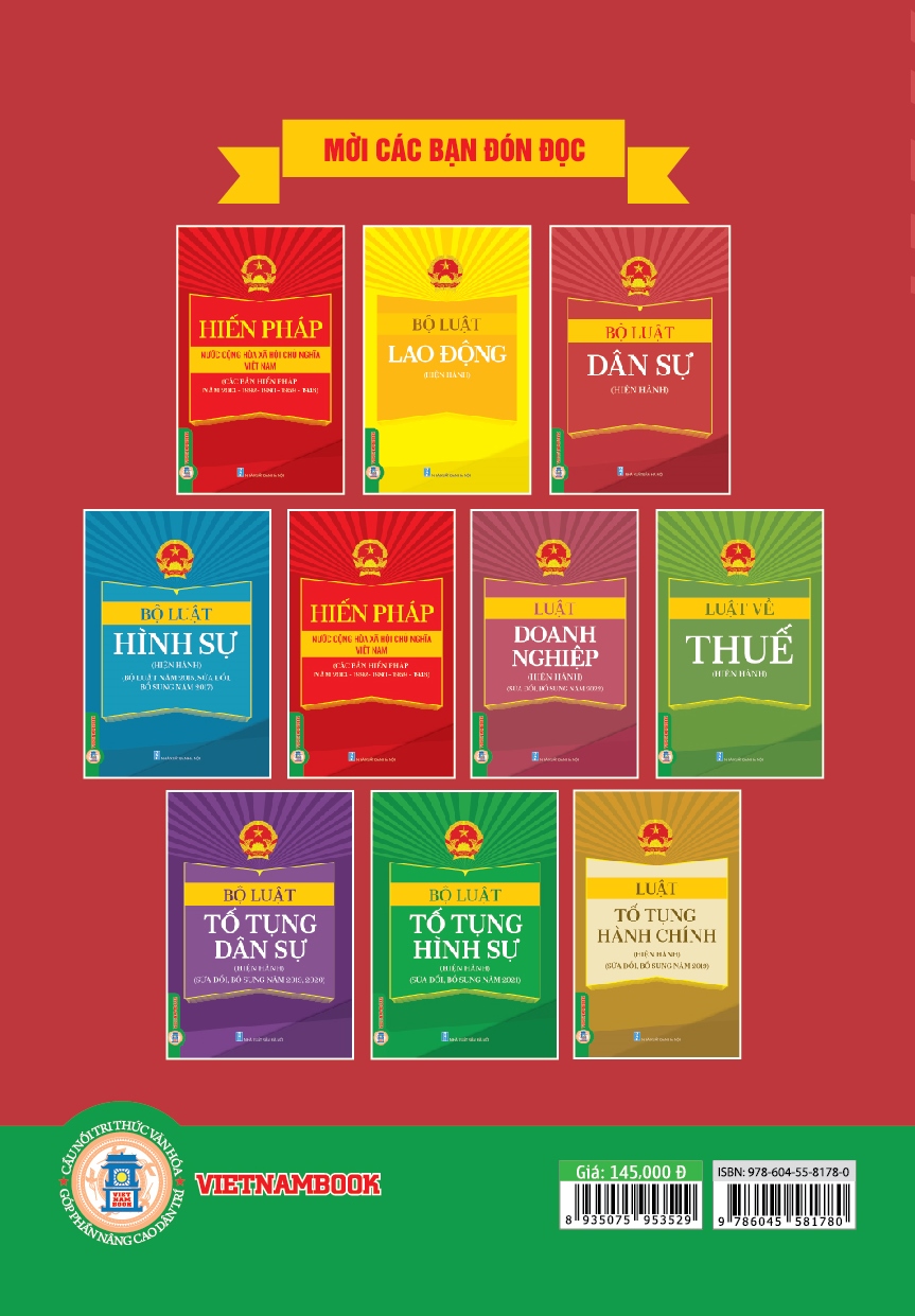 Bộ Luật Tố Tụng Hình Sự + Bộ Luật Dân Sự