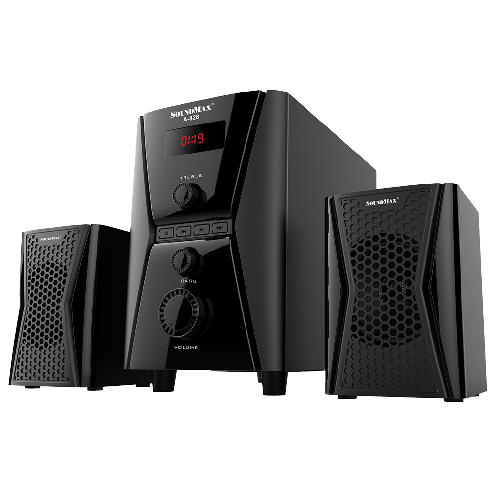 [Hàng Chính Hãng] Loa SoundMax A-828 có bluetooh thiết kế nhỏ gọn  | Loa máy tính SoundMax A828 - Loa Nghe Nhạc Bluetooth