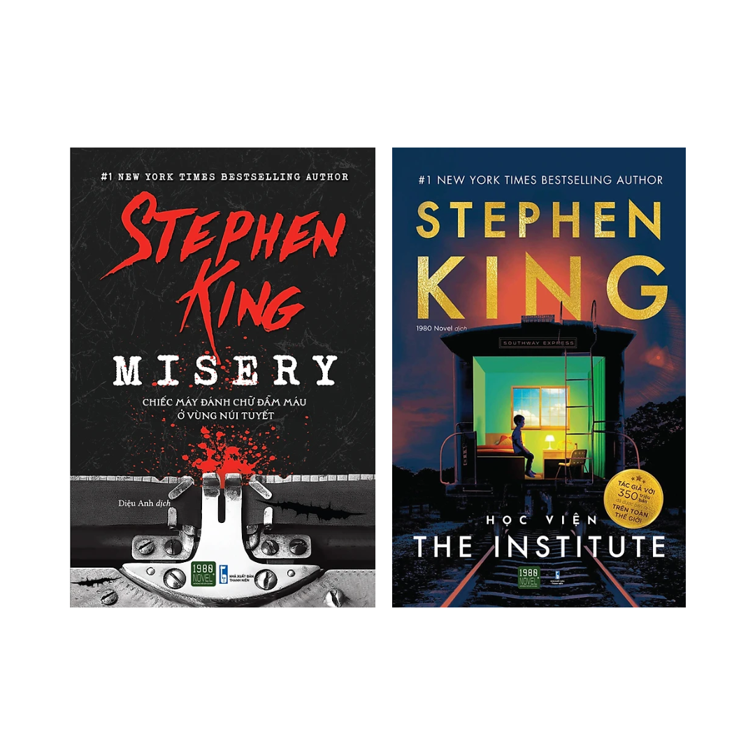 Sách - Combo 2 Cuốn Của Tác Giả Stephen King: Misery + Học Viện