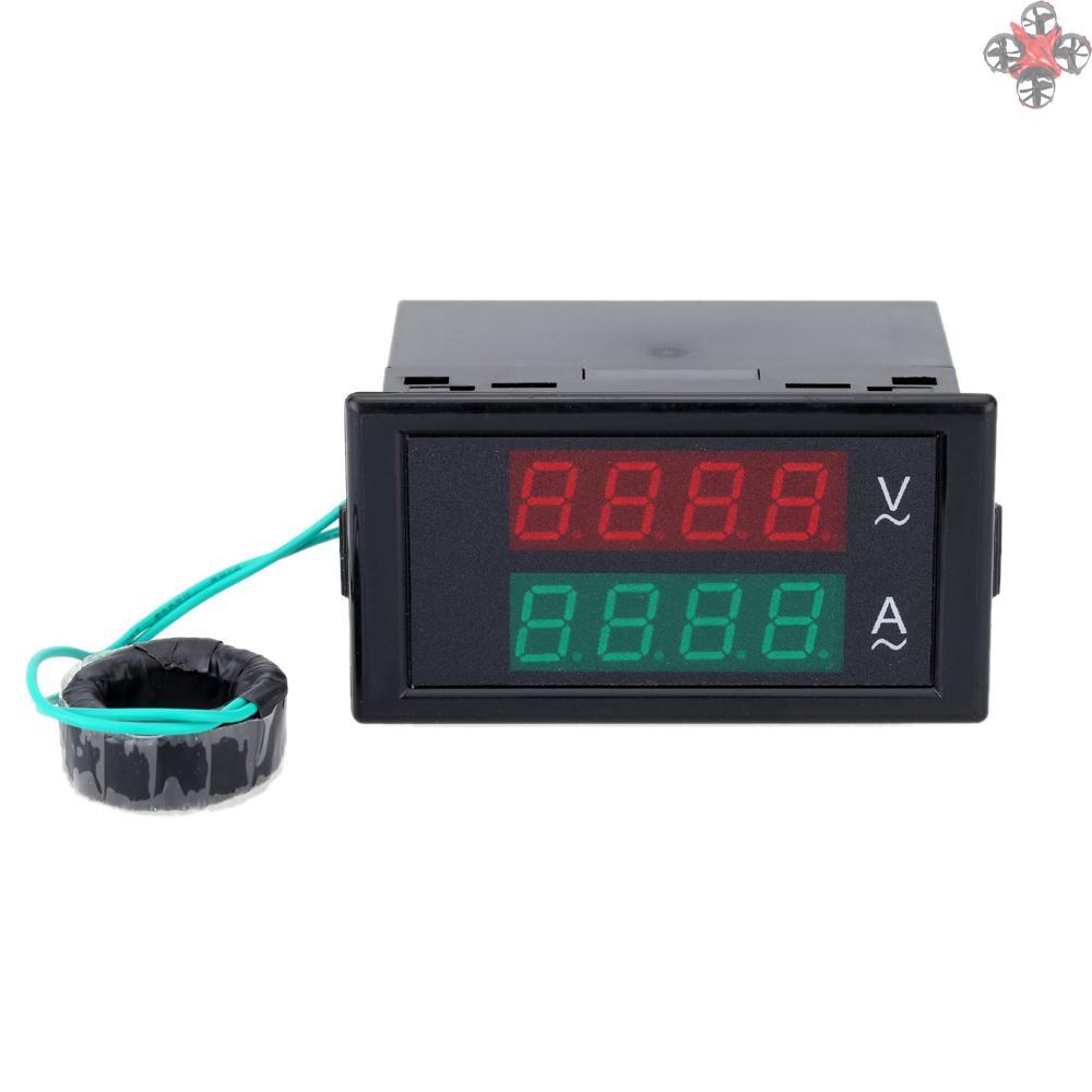 Vôn Kế Kỹ Thuật Số Màn Hình Lcd 100a 80-300v