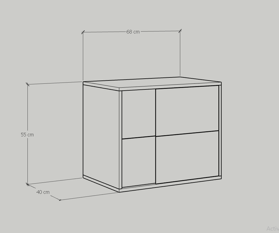 [Happy Home Furniture] GERY, Táp đầu giường ,  68cm x 40cm x 55cm ( DxRxC), THK_029