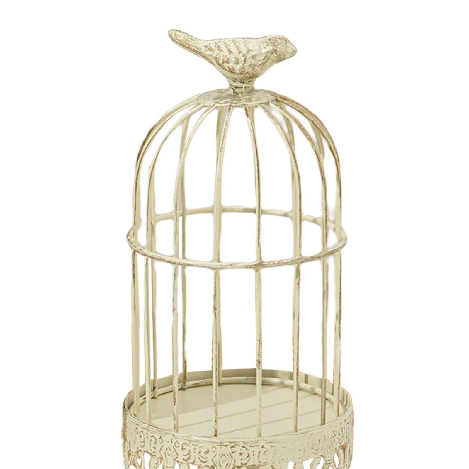 Bird Cage Candle Holder Pillar Candle Holder for Party Events Decoration