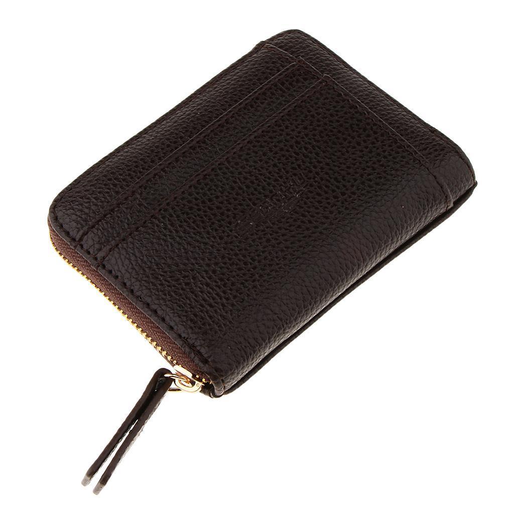 Men Slim Leather Wallet Purse Holder Case Front Pocket