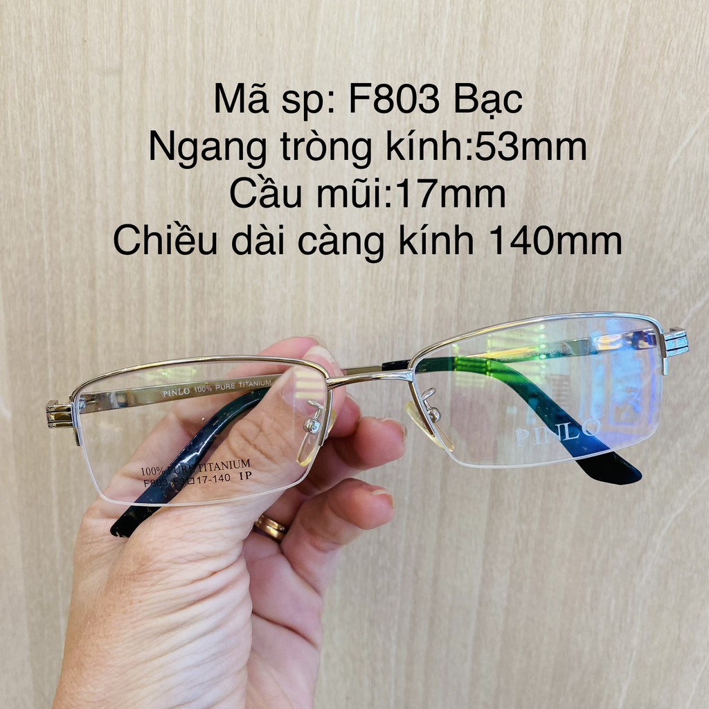 Gọng kính titanium R2324 1818 F803 8222 thời trang nam siêu nhẹ OURESS