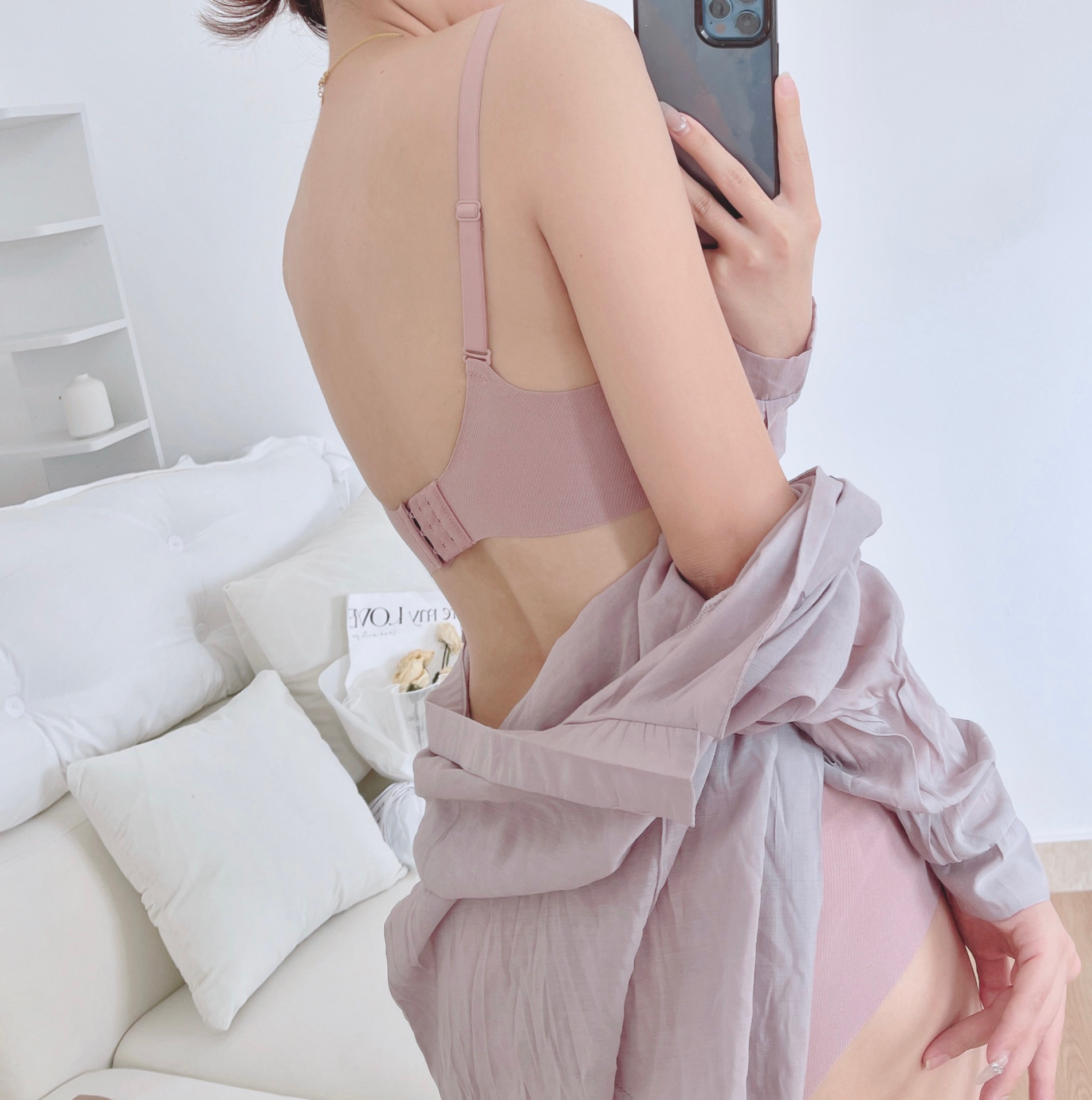 Áo Lót Nữ Nâng Ngực Không Gọng Chống Lộ Mỡ Lưng Mềm Nhẹ Cao Cấp B543