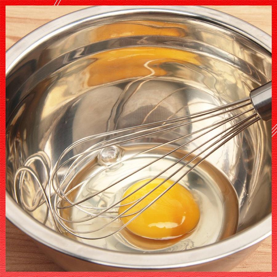Cây Đánh Trứng Cầm Tay Đa Năng Chất Liệu Inox Không Gỉ Phới Lồng Đánh Trứng Khuấy Bột Hỗ Trợ Làm Bánh Kich Thước 22-29Cm