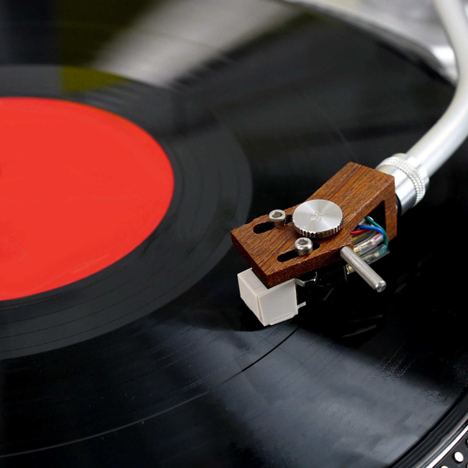 Turntable Headshell Wooden Durable LPs Audio Phono Stylus cartridges