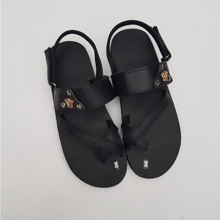 xăng đan nam nữ sandal đồng nai đế đen quai đen size từ 34 nữ đến 43 nam