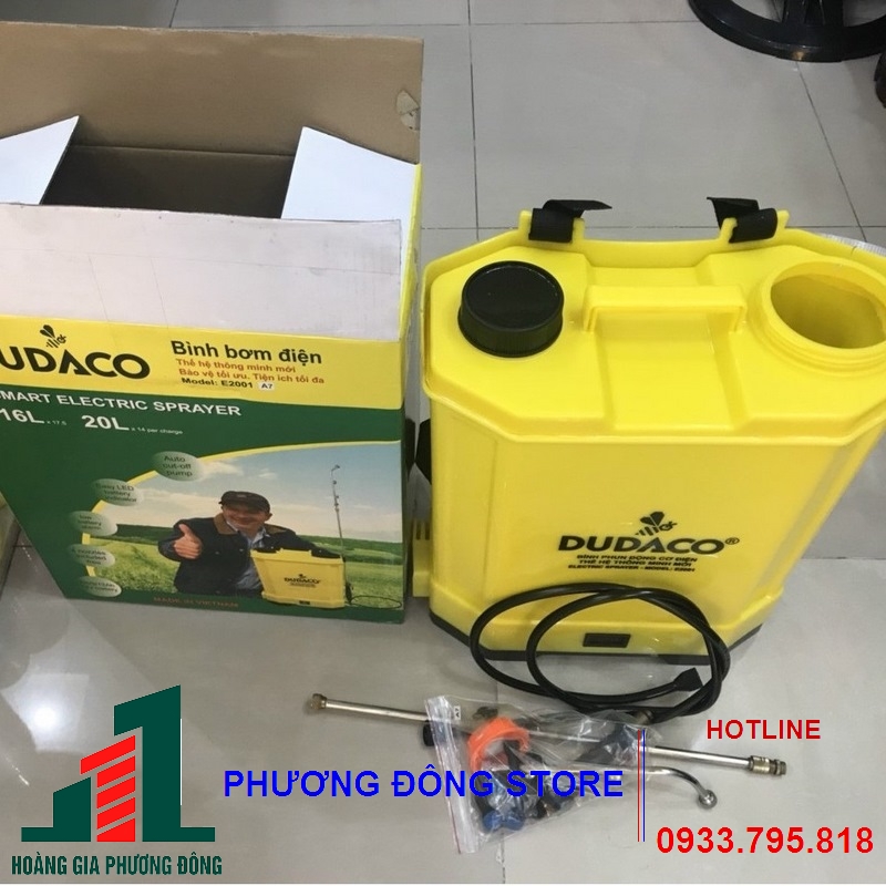 BÌNH XỊT ĐIỆN ĐỨC ĐẠT  DUDACO E2001 _ 20 lít