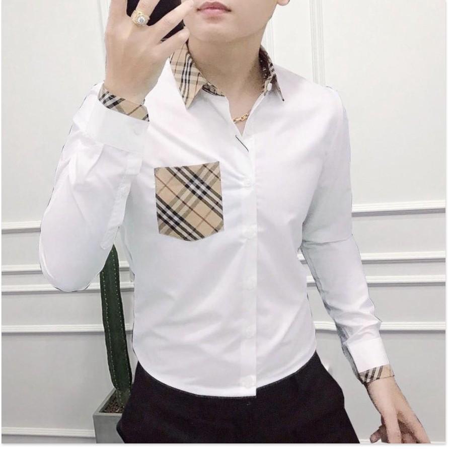 ÁO SƠ MI NAM VÃI LỤA KHÔNG NHĂN,CHẤT LIỆU VÃI THOÁNG MÁT,HỌA TIẾT TRƠN NHƯNG KHÔNG KÉM PHẦN QUAN TRỌNG THỜI TRANG MỚI KM