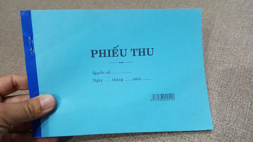 Bộ 3 Phiếu Thu 2 Liên