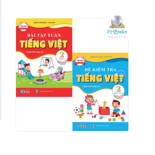 Sách - Combo Bài Tập Tuần và Đề Kiểm Tra Tiếng Việt Lớp 2 - Chân Trời Sáng Tạo - Học Kì 1