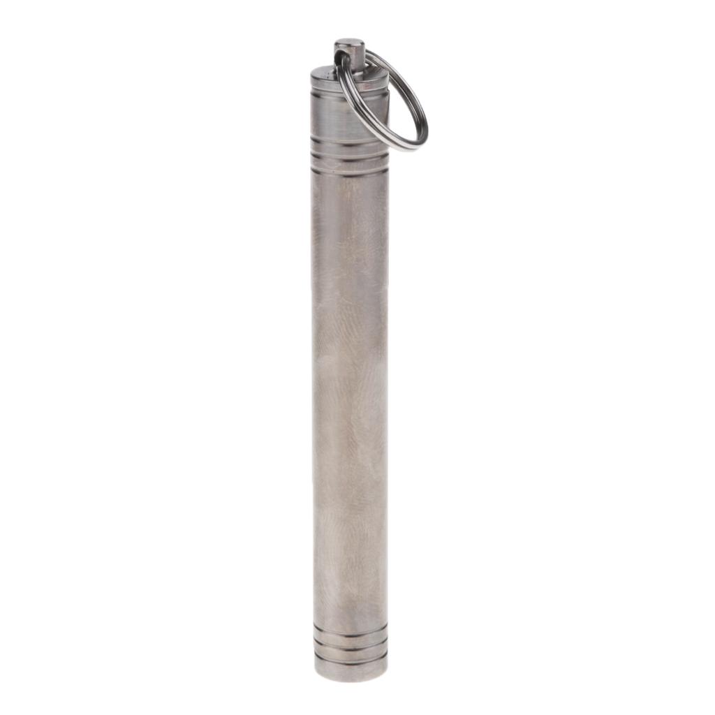 Waterproof Titanium Alloy Pocket Toothpick Ear Pick Holder Camping