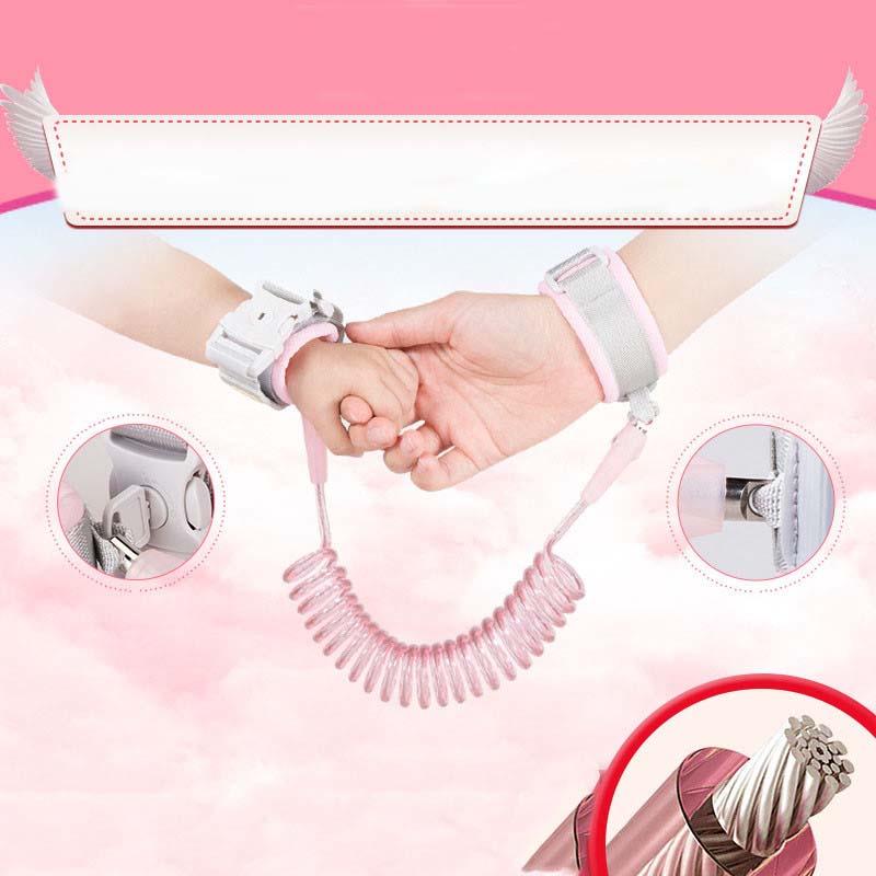 Bé Lực Kéo Dây Xích Dây Kinder Tuigje Con Cổ Tay Smycz Dla Dziecka Chống Mất Cổ Tay Liên Kết Tập Đi Dây An Toàn Toàn Ba Lô