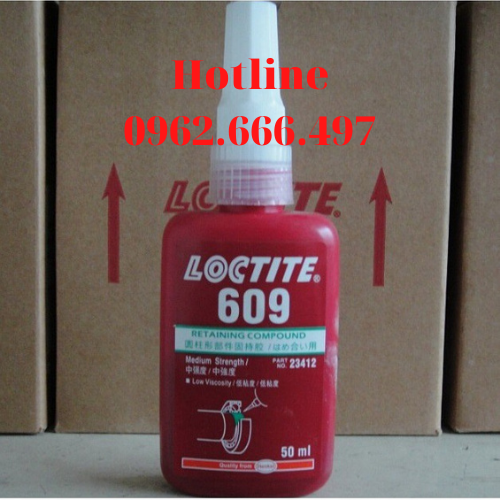 Keo khoá ren , chống xoay Loctite 609 - dung tích 50ml và250ml