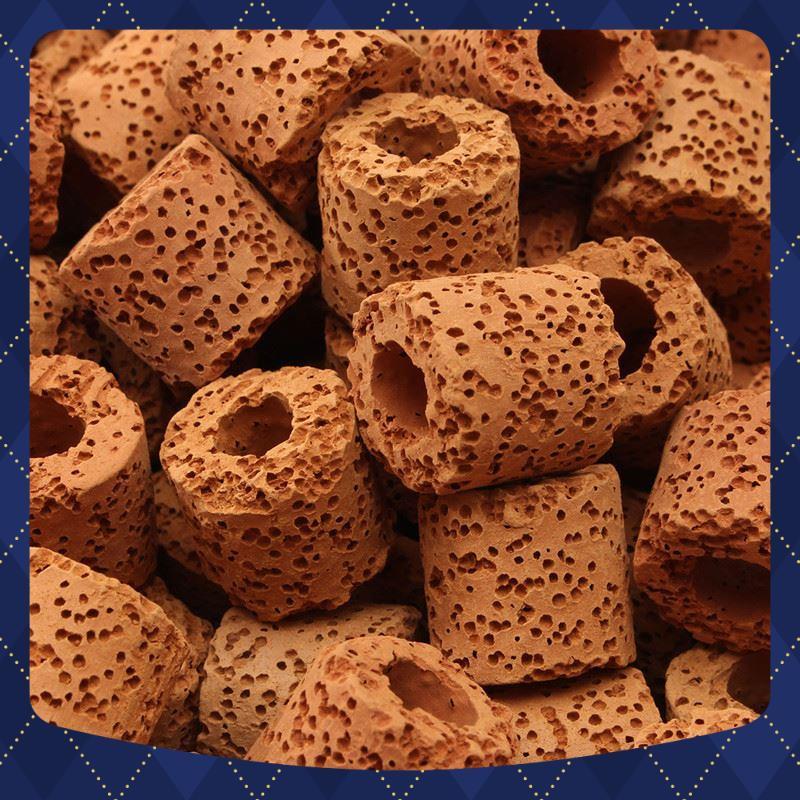 SỨ ĐỎ NHẪN 100G VẬT LIỆU LỌC.LONG THÀNH CÁ CẢNH