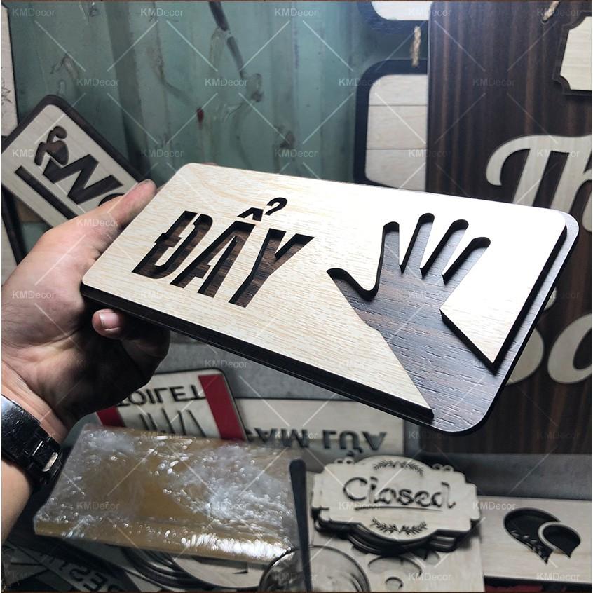 Bảng gỗ decor kéo dẩy hướng dẫn mở cửa kính
