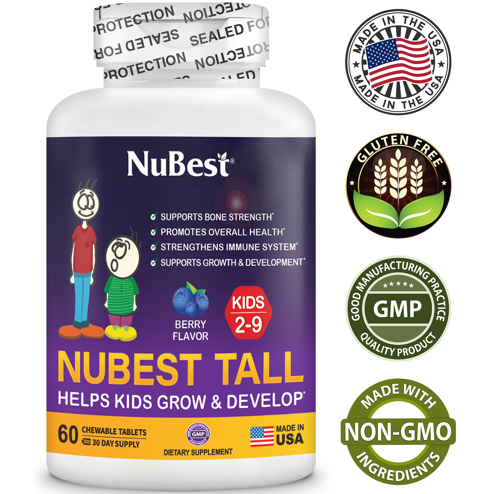 [Combo Kết Hợp] TPBVSK hỗ trợ Tăng Chiều Cao 2 NuBest Tall 10+ (Trên 10 Tuổi) và 1 NuBest Tall Kids (từ 2-9 Tuổi) tặng 1 NuBest Tall Kids