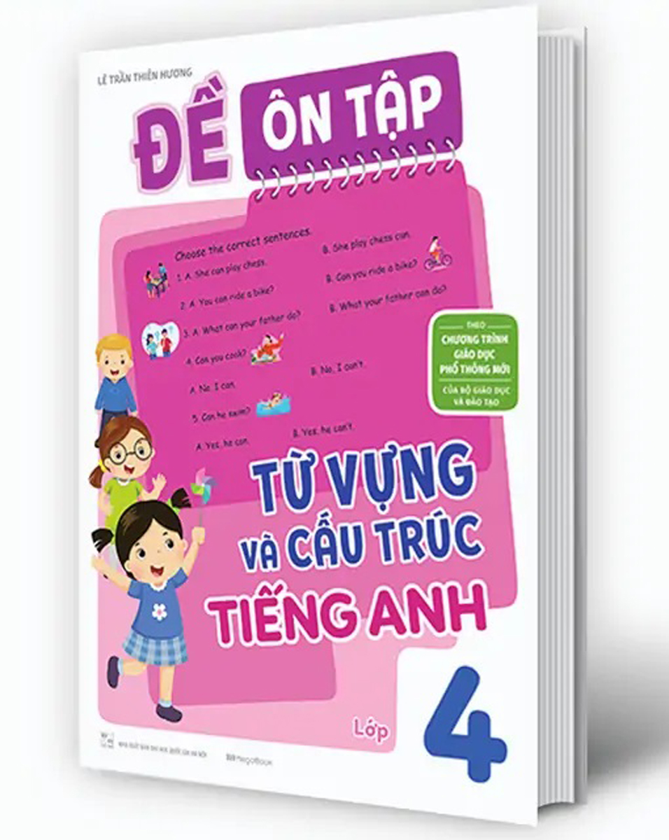 Đề Ôn Tập Từ Vựng Và Cấu Trúc Tiếng Anh Lớp 4 _MEGA