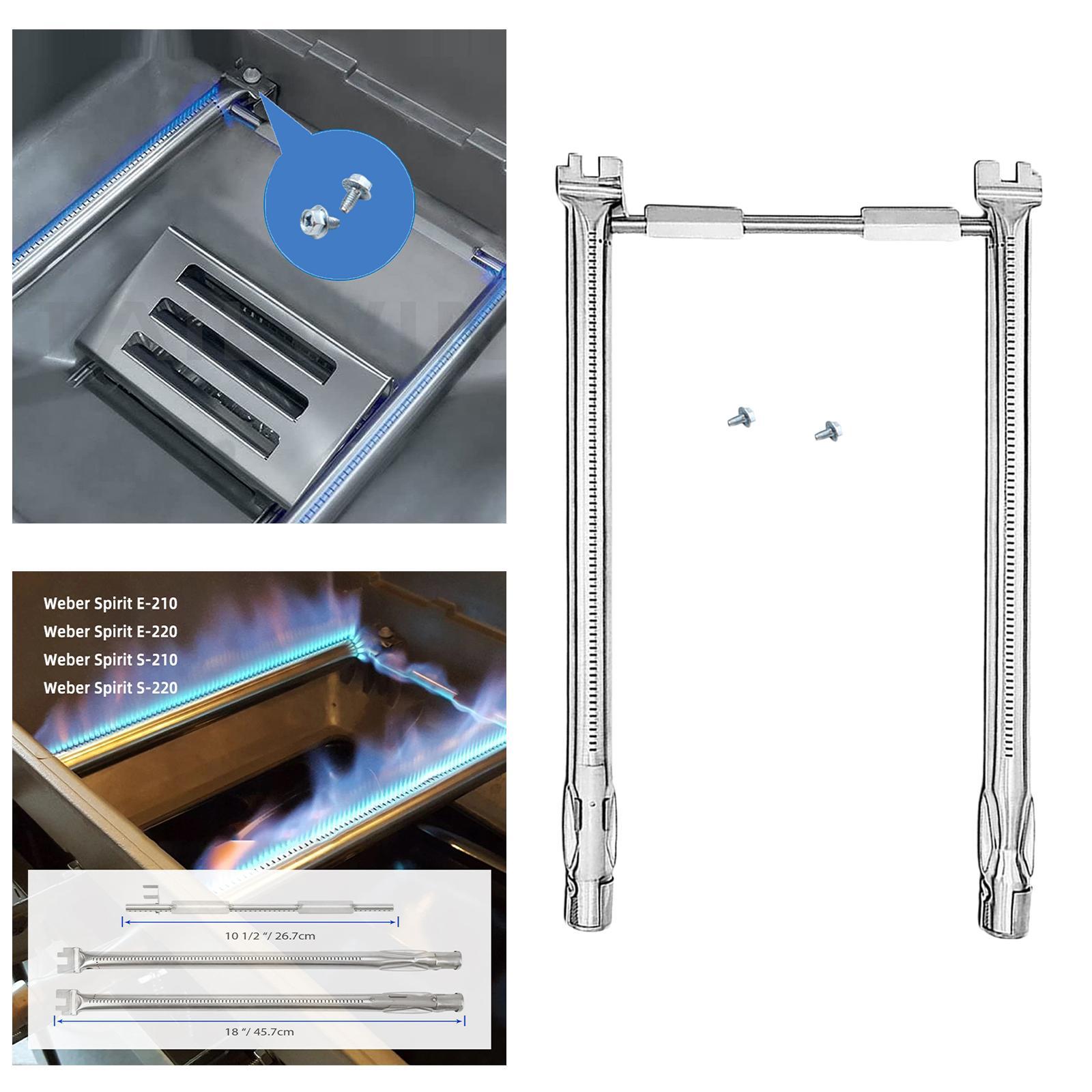 69785 Gas Grill BBQ Front Control Grill Burner Tube Set 18" Gas Grill Burner