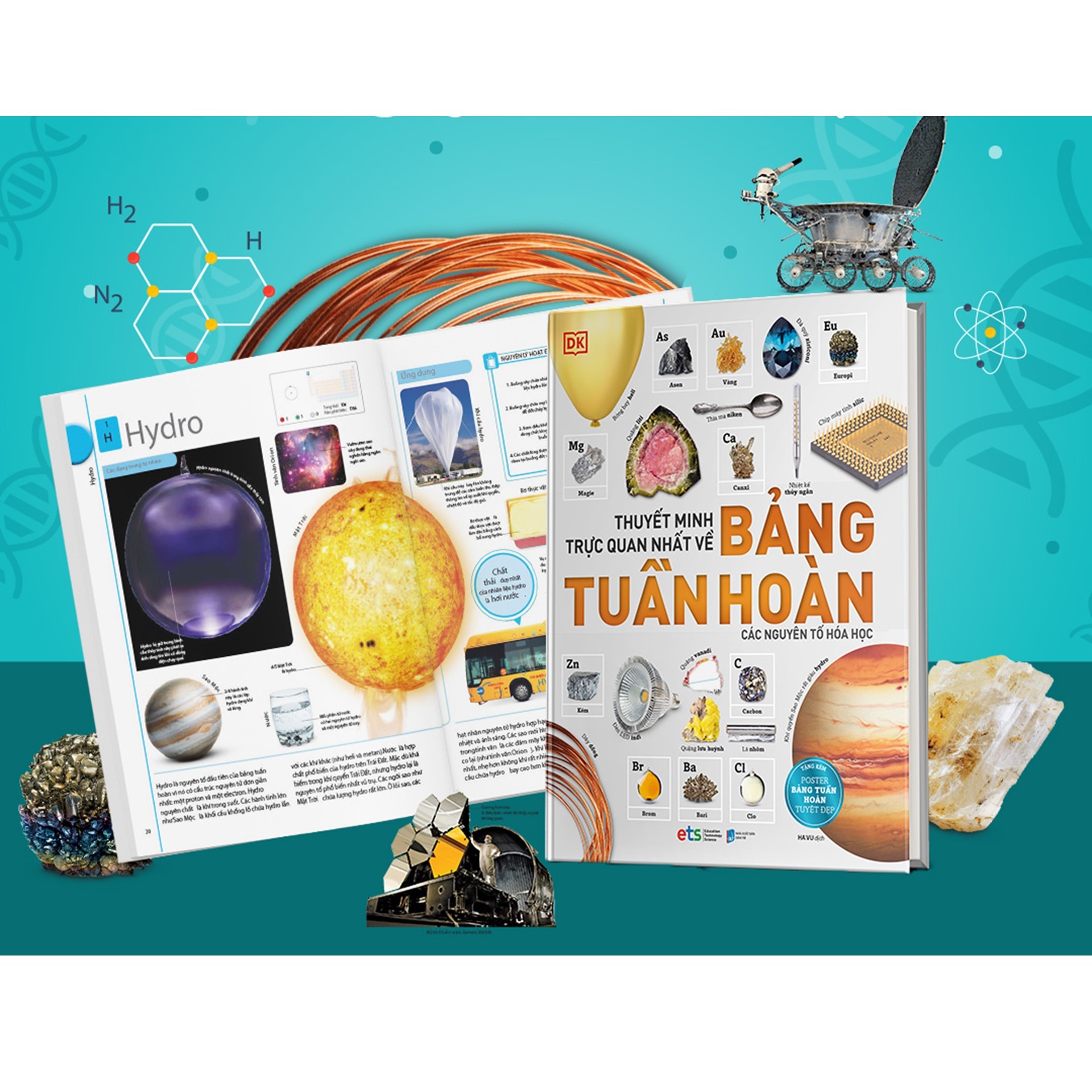 Combo Sách : Thuyết Minh Trực Quan Nhất Về Bảng Tuần Hoàn Các Nguyên Tố Hóa Học + SCIENCE - Thuyết Minh Trực Quan Nhất Về Khoa Học