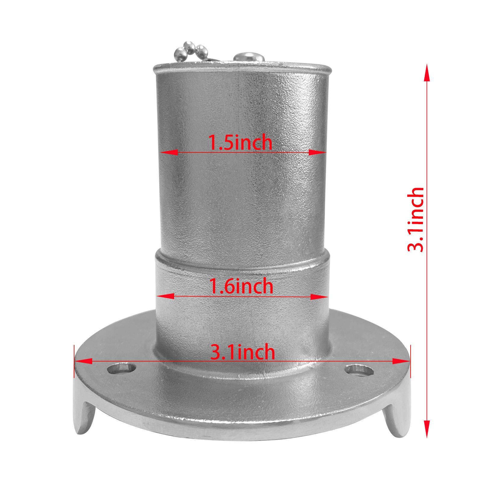 Deck Fill/Filler with  316 Stainless Steel for Marine Fuel