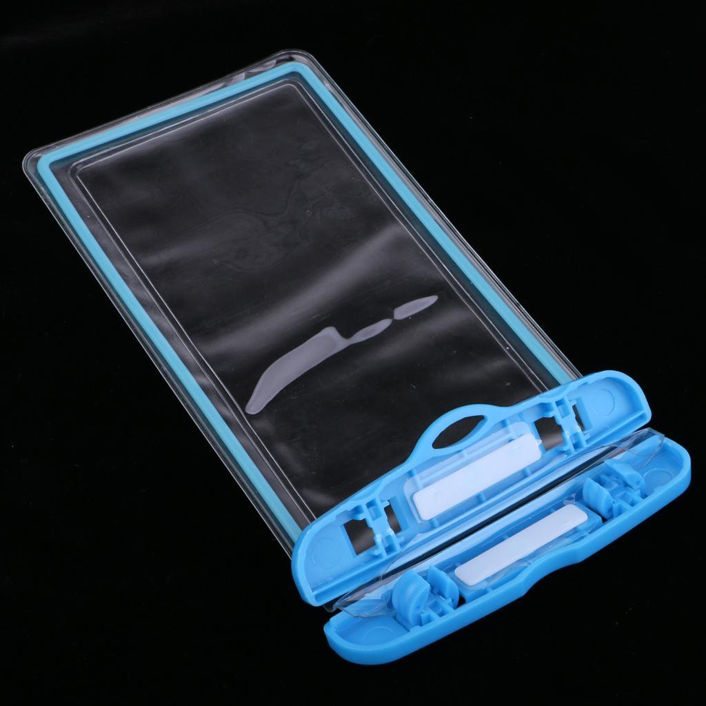 3xUnderwater Waterproof Cell Phone Pouch Dry Bag Case Cover Touchscreen Blue