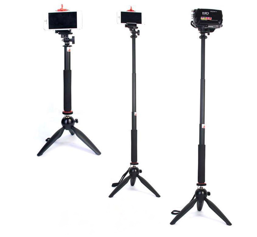 Chân 3 Tripod YT228 Dùng Cho Điện Thoại, Máy Quay, Máy Ảnh, Gopro , Nối dài cho gimbal