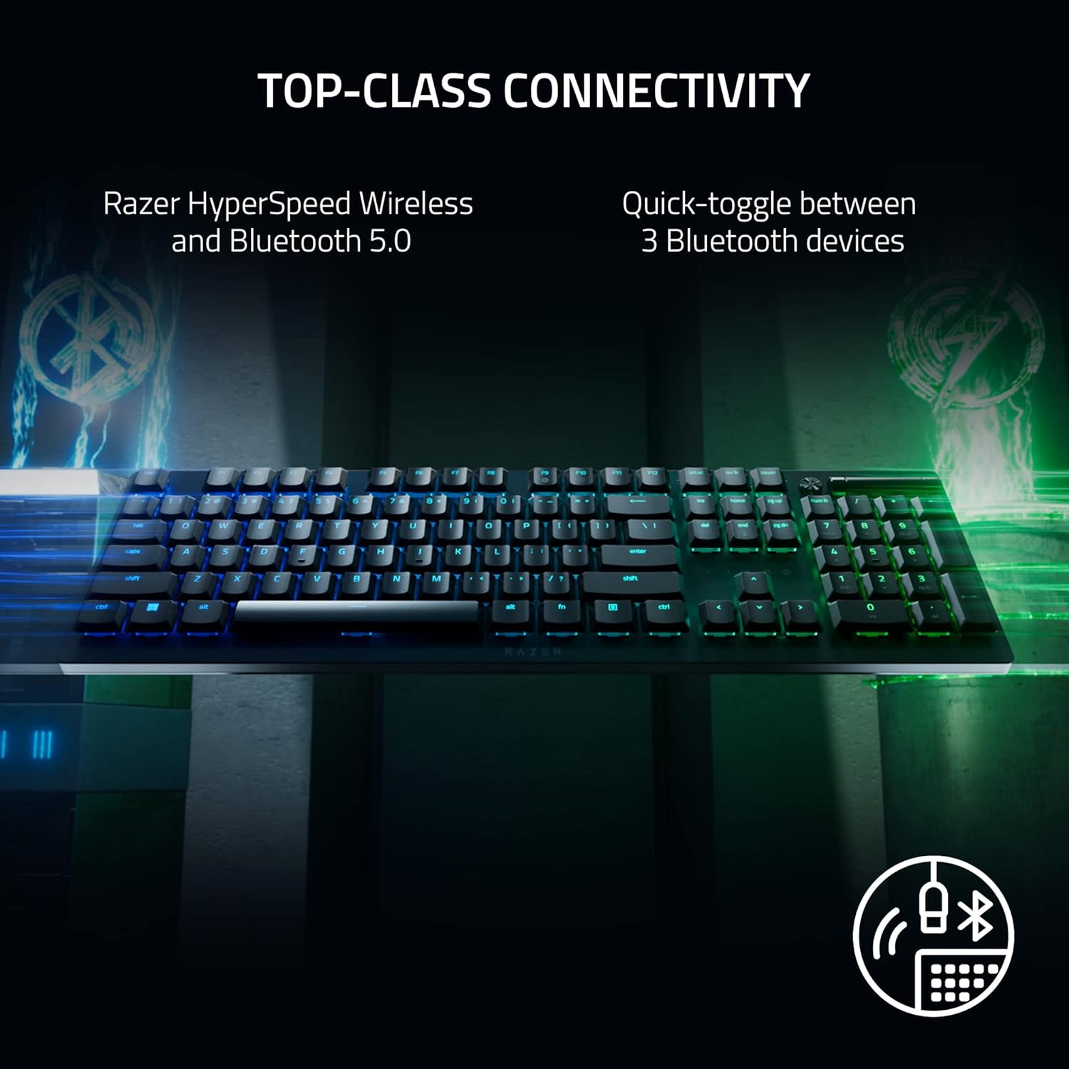 Bàn phím Razer DeathStalker V2 Pro-Wireless Low Profile Optical Gaming Keyboard