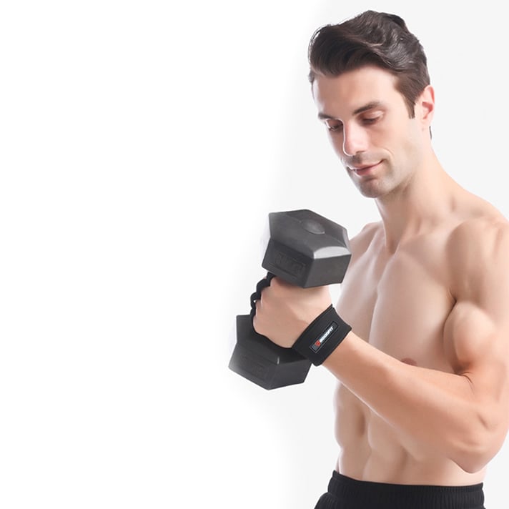 Găng tay tập Gym kết hợp quấn cổ tay chống chai tay GoodFit GF207G